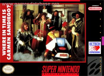 Cover Where in Time is Carmen Sandiego for Super Nintendo